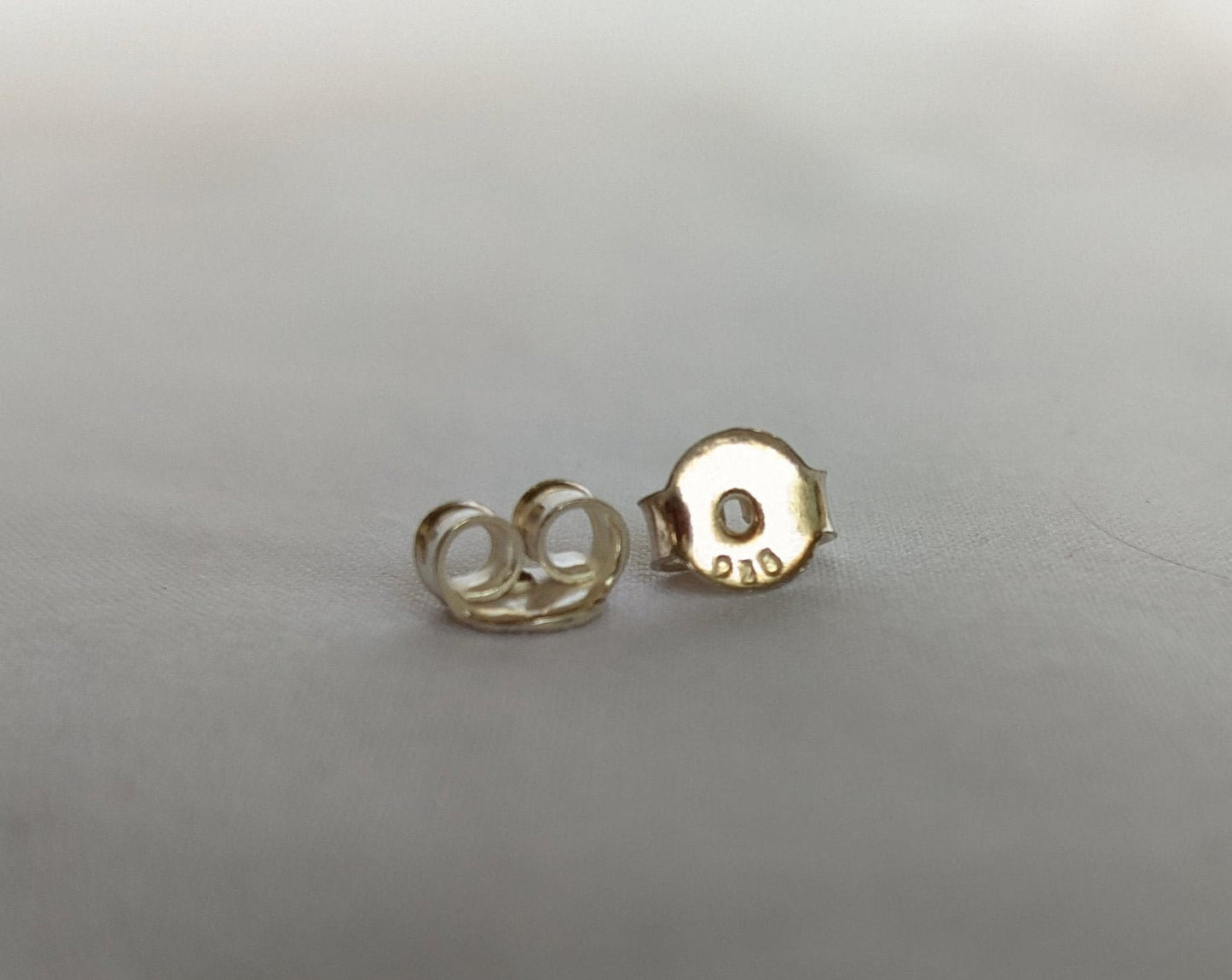 Natural Gemstone Stud Earrings, Black Onyx, Green Onyx, White Moonstone, Red Garnet, Tiny Studs, Small Stone Earrings, for Girls, Women