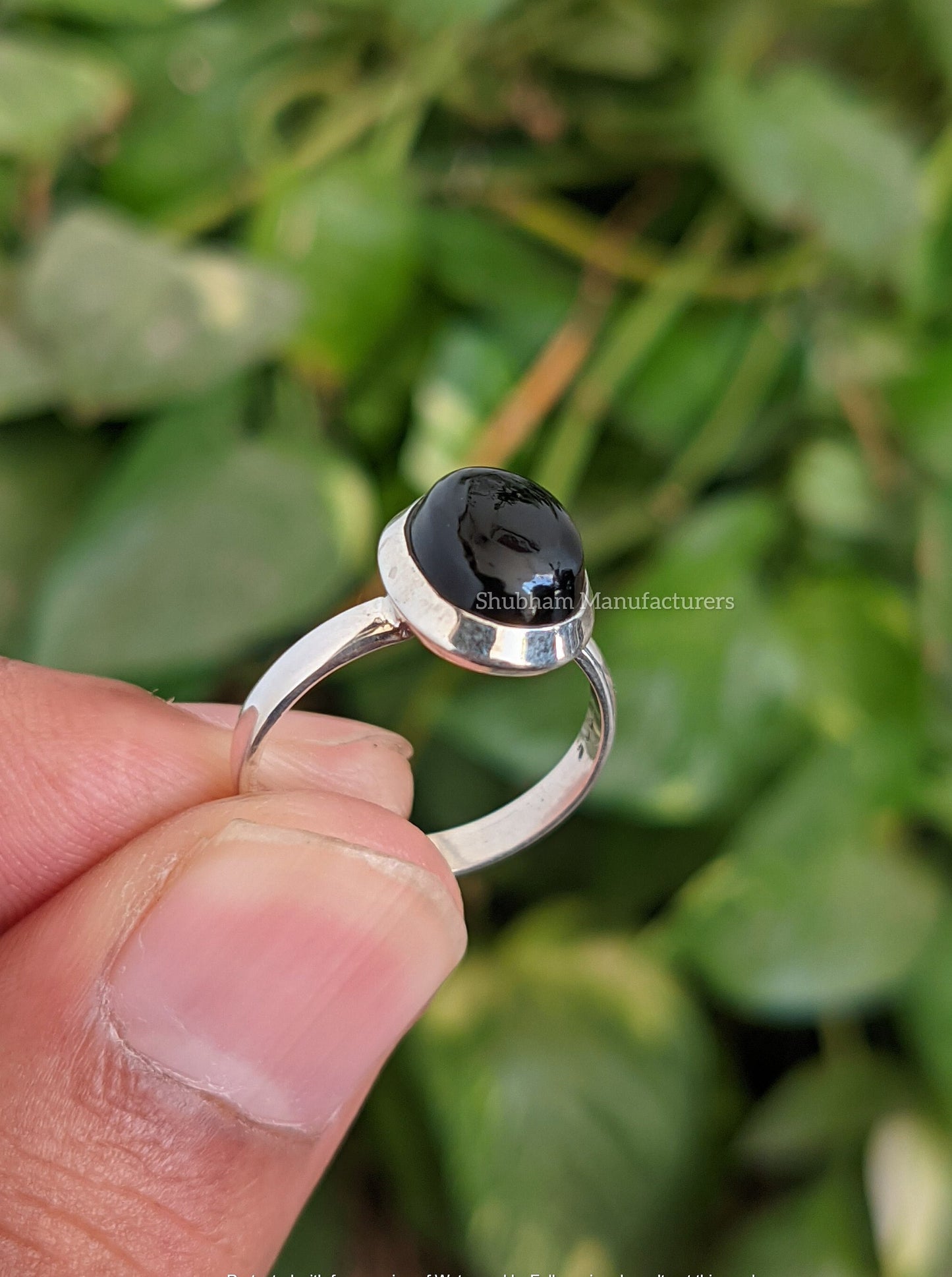 Natural Black Onyx Ring, 925 Sterling Silver Ring, Black Gemstone Ring, Handmade Gift for Her, Onyx Statement Ring, Black Onyx Jewelry