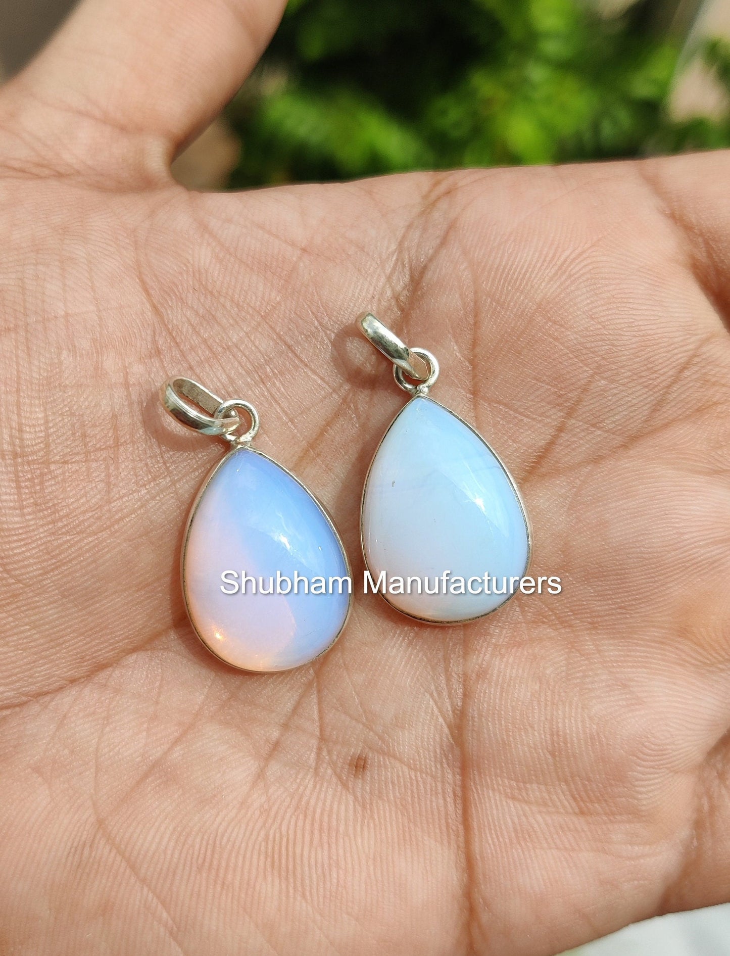 Genuine Oplaite Pendant, 925 Sterling Silver Pendant, Minimalist Gemstone Pendant, Fire Opal Necklace, Reiki Energy Jewelry, Healing Crystal