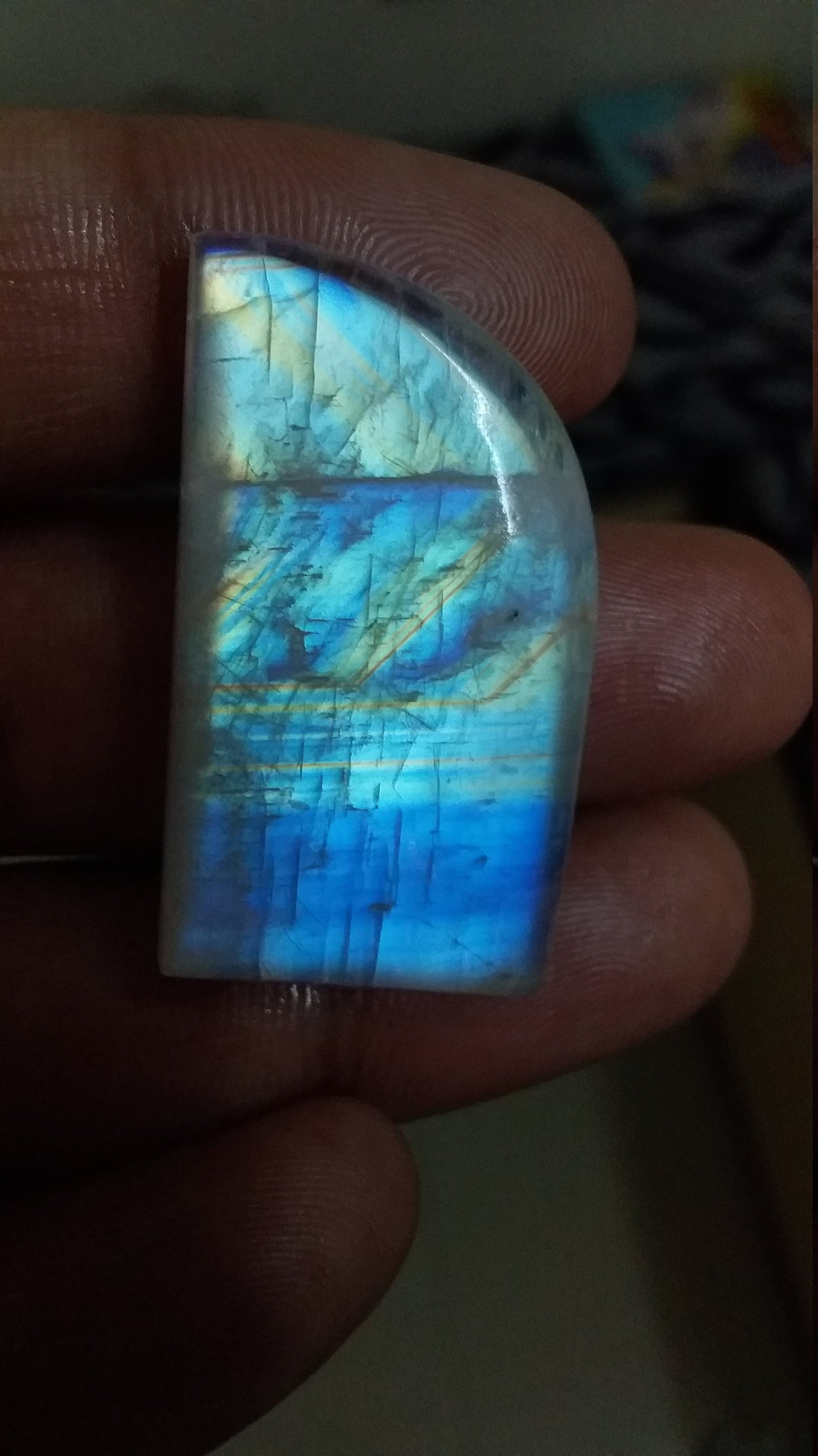 Rainbow Moonstone Cabochon Gemstone, Fancy Shape Multi Fire Stone, Semi Precious Loose Gemstone, Blue Fire Moonstone for Jewelry Making