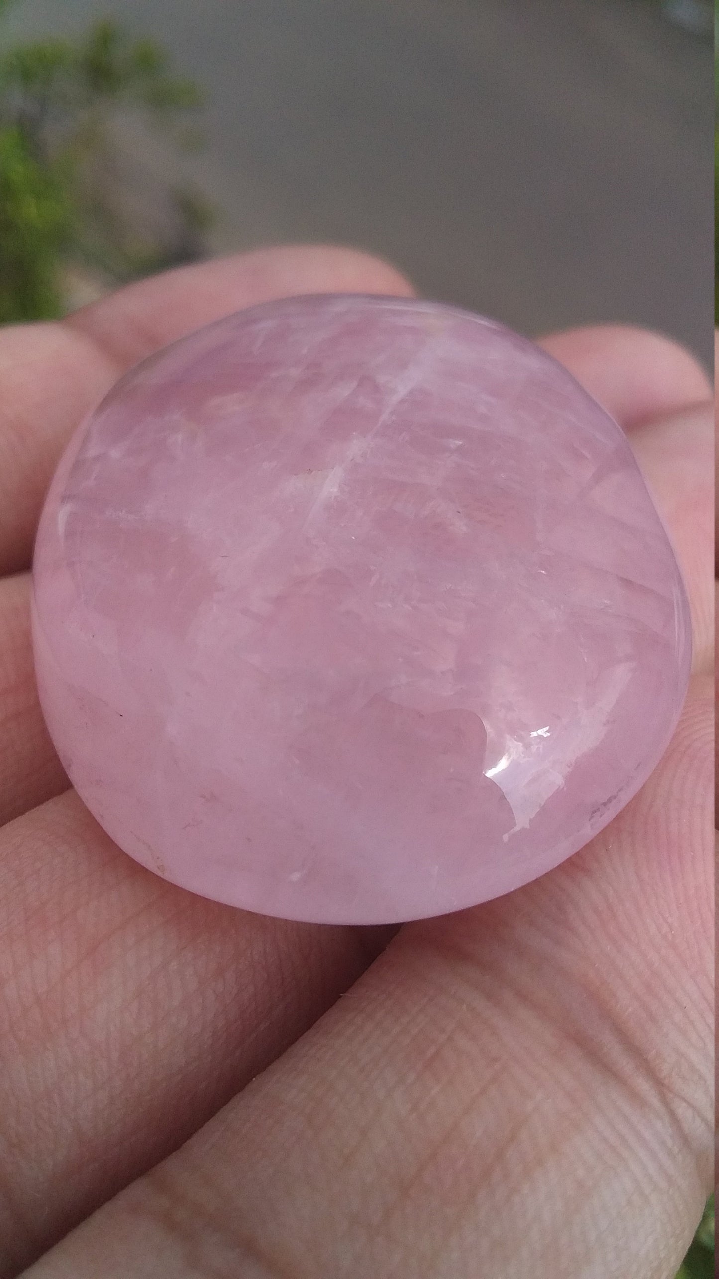 170 Cts Natural Rose Quartz Cabochon, Loose Gemstone,  Healing Crystal, Love Crystal, Big Size Oval Gemstone,  Palm Stone
