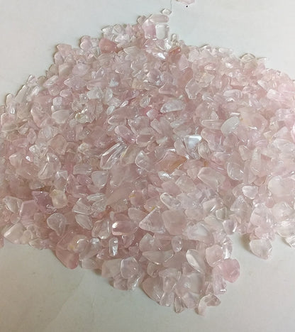 Natural Rose Quartz Chips, Small Rose Quartz Tumbled, Rose Quartz Mini Stones, Rose Quartz Rough, Tiny Rose Quartz Stones, Healing Crystal