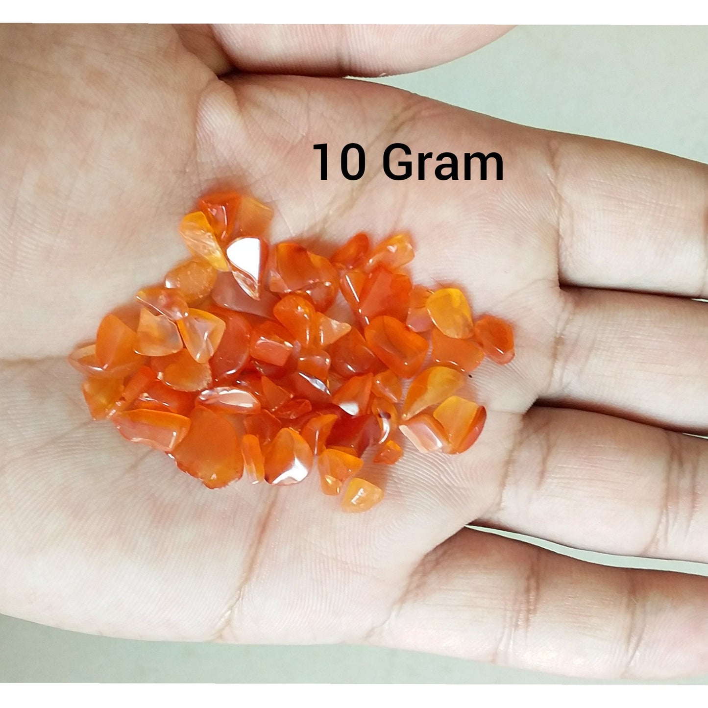 Carnelian Chips, Small Carnelian Tumbled, Gemstone Chips, Polished Carnelian Rough, Orange Color Rough Gemstone, Carnelian Crystal Chips