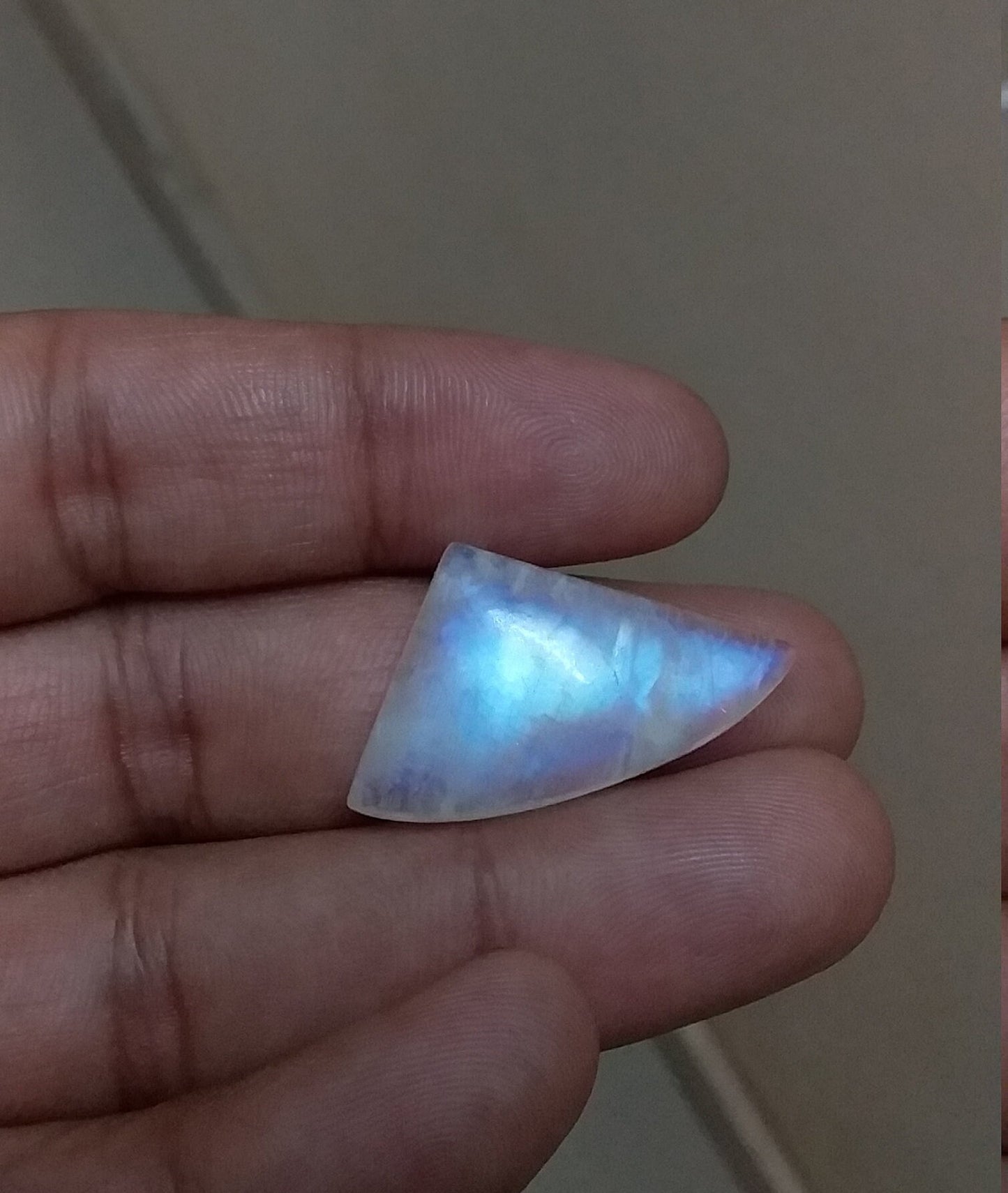 Natural Rainbow Moonstone, Blue Fire Cabochon, 100% Natural Fancy Shape, Semi Precious Loose Gemstone For Making Jewelry, Top quality stone