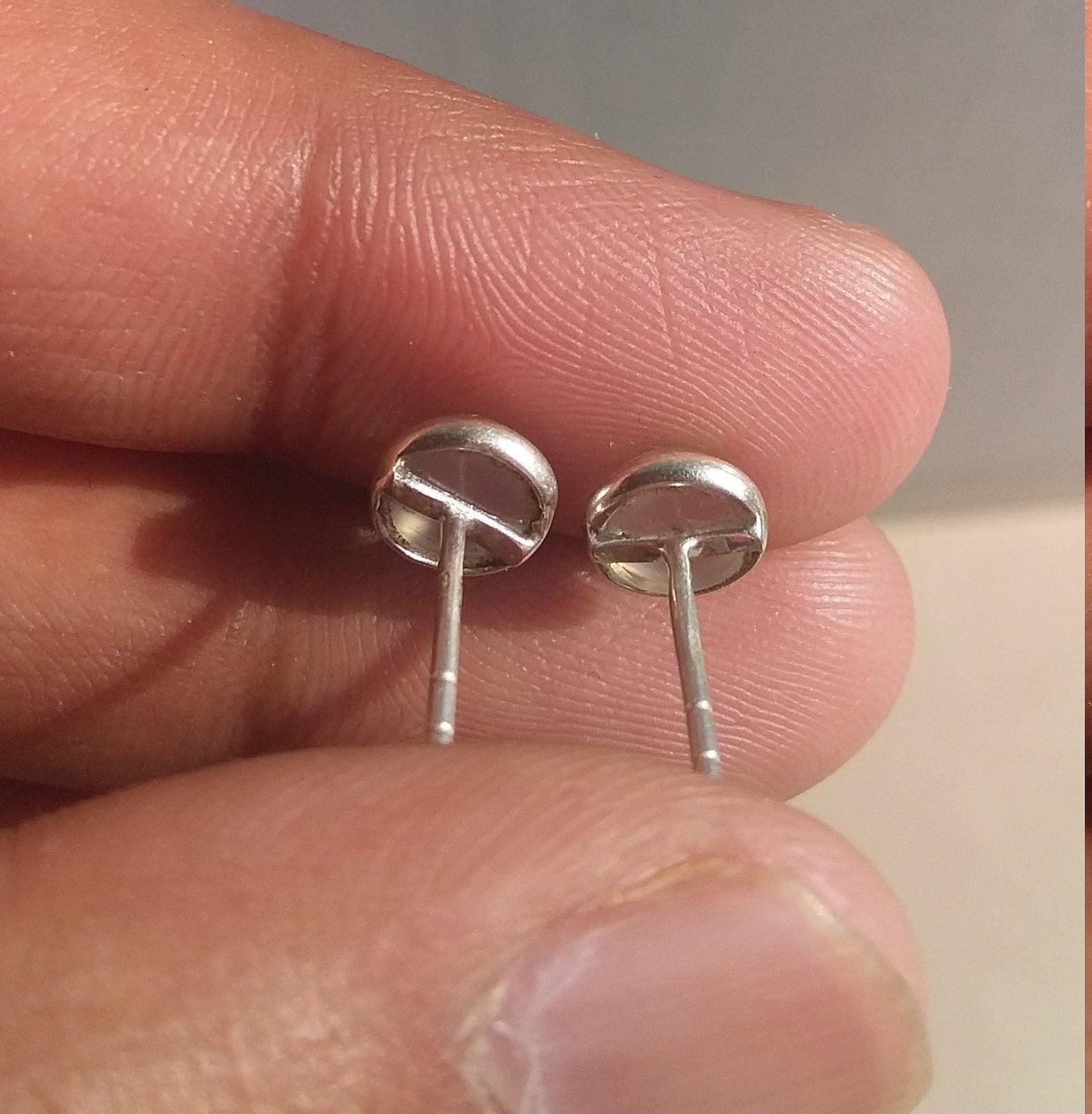 White Moonstone Sterling Silver Stud Earrings, Moonstone Earrings, Gemstone Stud Earrings, Daily Wear Earrings, Gift Idea for Girls