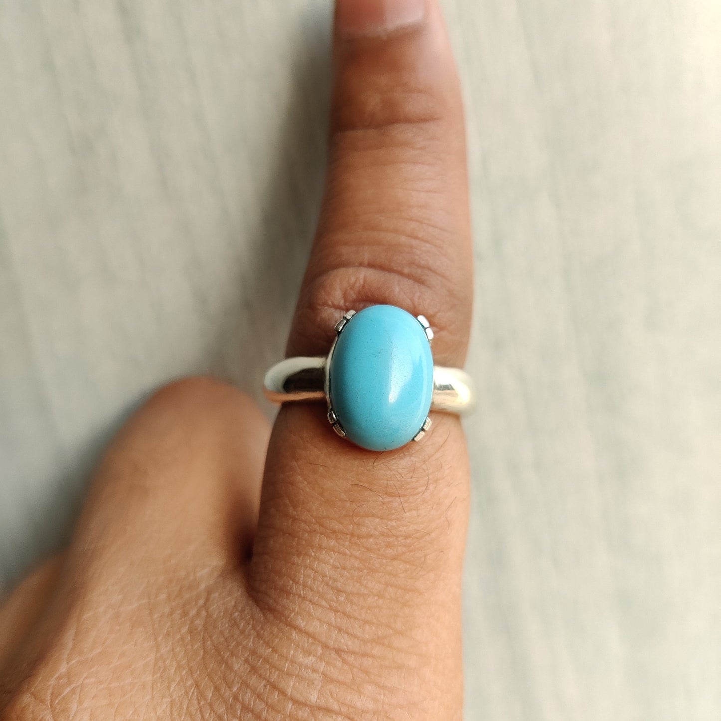 Turquoise Gemstone ring, Sterling silver 925 ring, Turquoise Ring, Oval Gemstone Stone Ring, Women Gemstone Jewelry, Gift For Her Jewellery