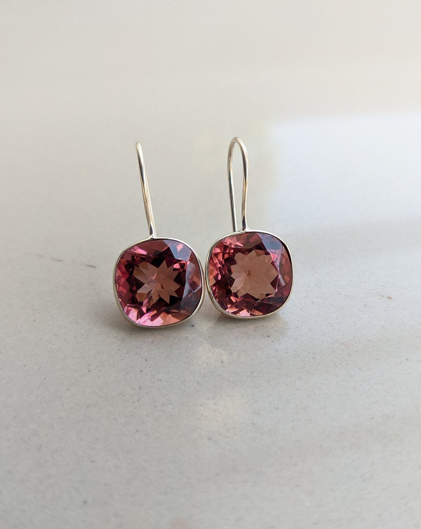 Zultanite Earrings, Color Changing Earrings, 925 Sterling Silver Earring, Cushion Shape, Turkish Diaspore, Wedding Jewelry, Handmade jewelry