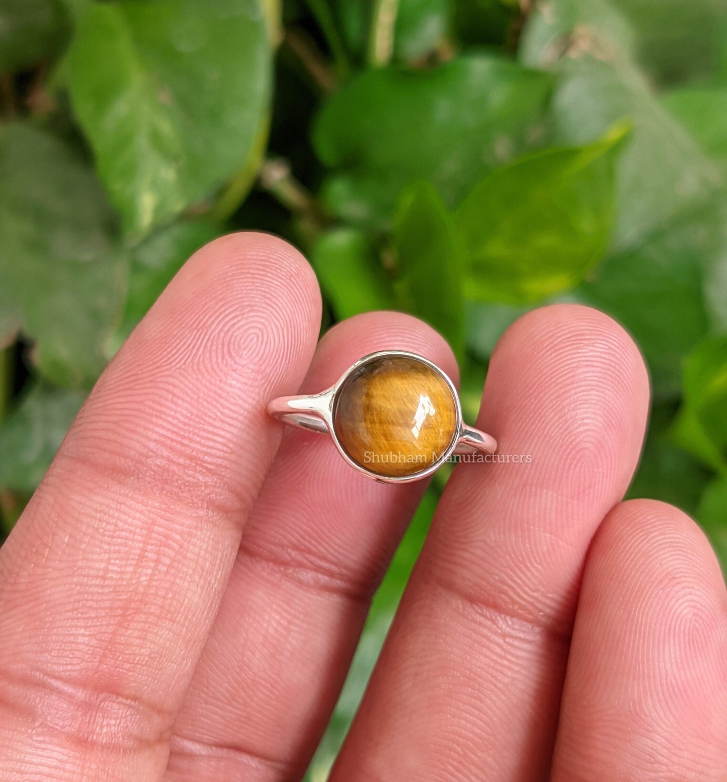 Tigers Eye Ring, 925 Sterling Silver Ring, Natural Stone, Handmade Gift for Her, Gemstone Ring, Stacking Women Ring, Birthstone Jewelry