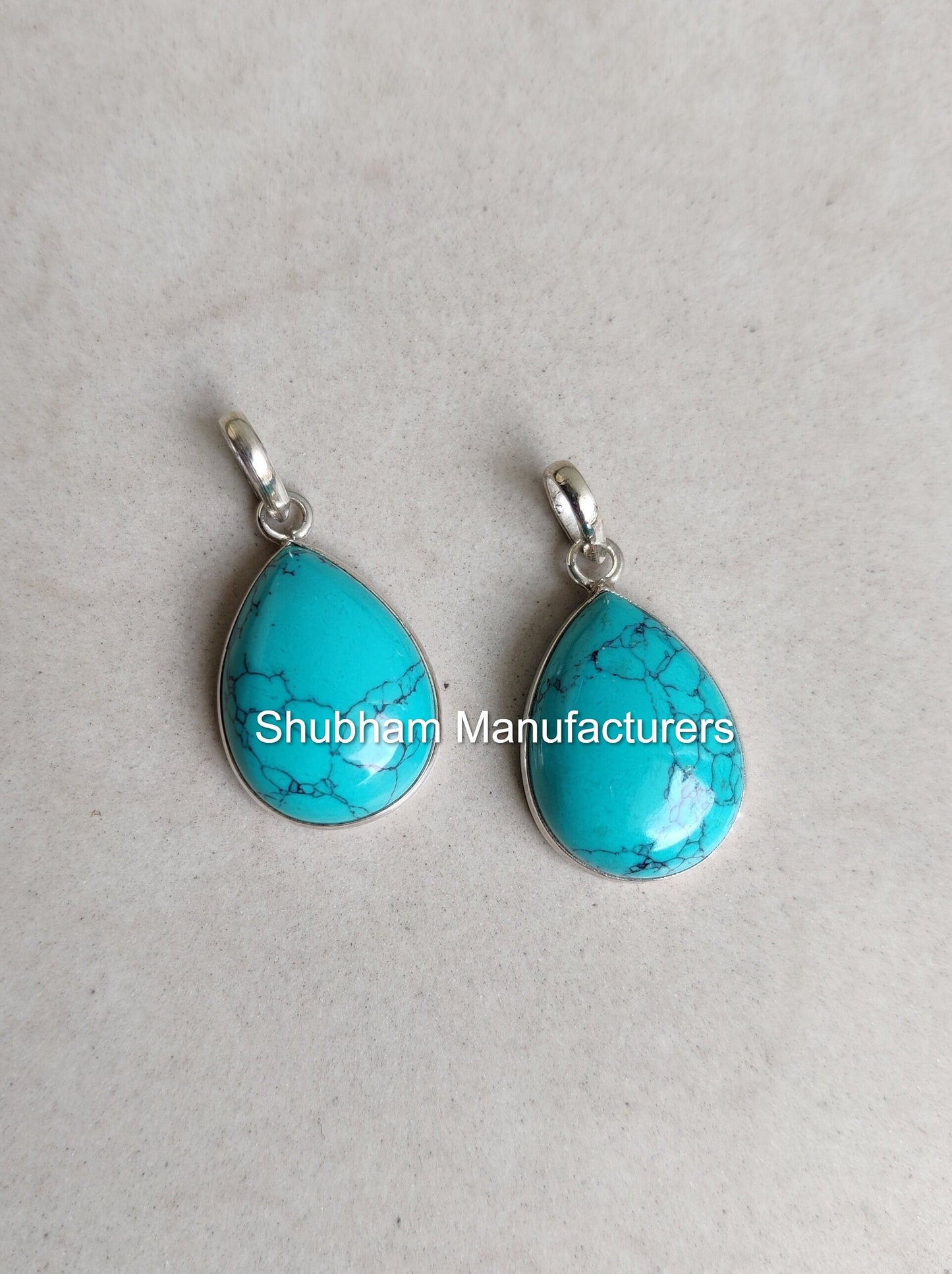 Genuine Turquoise Pendant, Delicate Everyday Pendant for Her, 925 Sterling Silver Pendant, December Birthstone, Natural Gemstone Jewelry